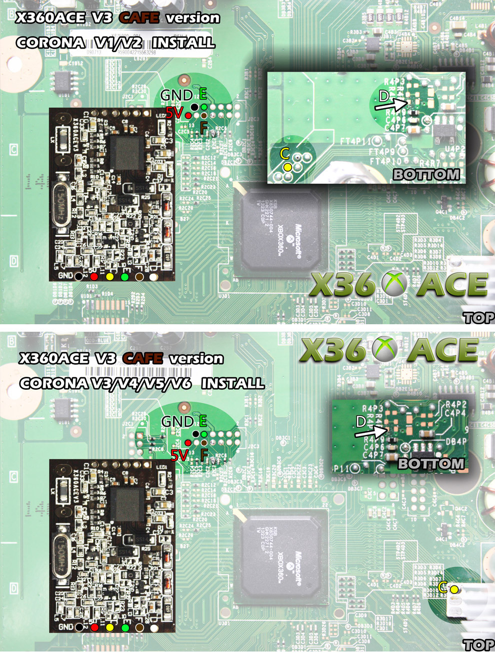 ACE V3 X360 ACEV3 GENUINE FOR XBOX 360 SLIM FOR CORONA & TRINITY eBay