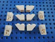 Lego 10 x Dachstein Schrägstein Slope 3665 45 °  2x1 negativ weiß  A