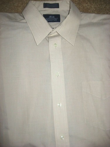 Mens Tan STAFFORD Wrinkle Free Short 