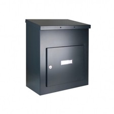 SALE! Parcel Box Delta M Lockable for Outdoor Use – Black – Now 40% Off