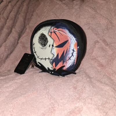 Disney Bioworld Jack Skellington Makeup Bag   NWT!