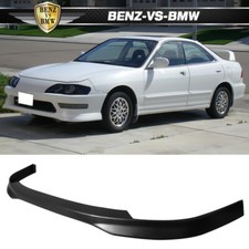 Fits 98-01 Acura Integra Type R Tr Front Bumper Lip Spoiler Unpainted Black Pu