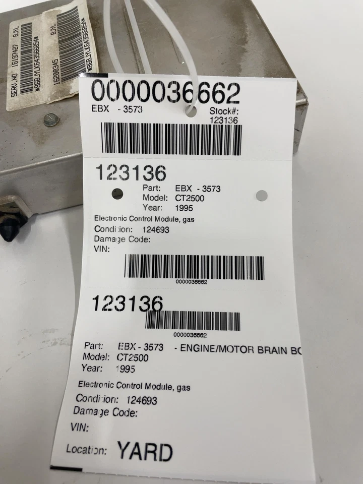 Chevrolet Pickup 2500 1994-95 motor módulo de control electrónico gasolina 16197427 Foto 4 de 4