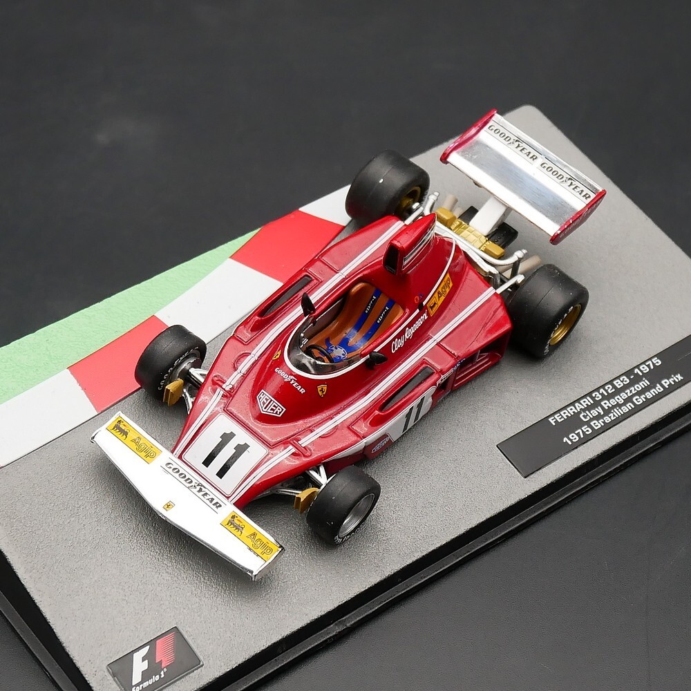 ixo 1:43 F1 Cars Ferrari 312 B3 1975 Clay Rogazzoni Diecast ixo 1:43 F1 Cars Ferrari 312 B3 1975 Clay Rogazzoni Diecast