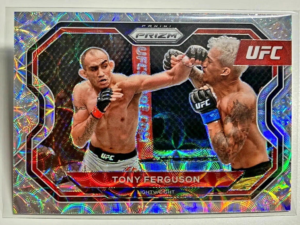 2021 UFC PANINI PRIZM Tony Ferguson /99 PREMIUM BOX SET SCOPE PRIZM  #119