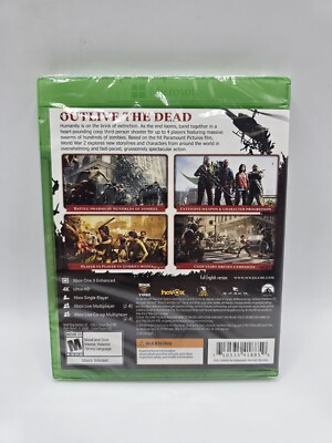 World War Z - Microsoft Xbox One - Brand New Factory Sealed