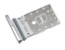 OEM SAMSUNG GALAXY S24 FE SM-S721U REPLACEMENT SILVER DUAL SIM CARD HOLDER TRAY
