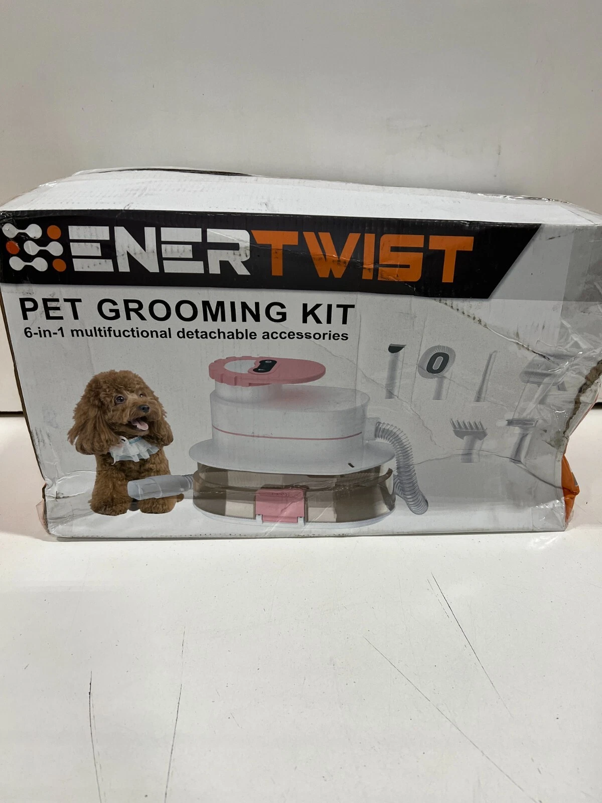 ENERTWIST Pet Grooming Kit 6 in 1 Multifunctional Detachable Accessories