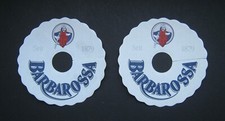 BARBAROSSA PILSDECKCHEN tapa de cerveza Coaster cerveza especies Alemania