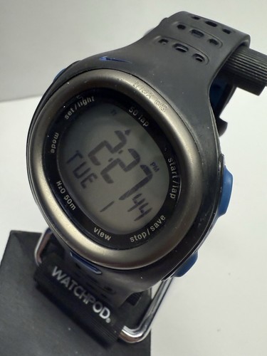 NIKE TRIAX C8 - Heart Rate Monitor - SM0037 044 - Black/Blue New Battery Works - Picture 16 of 18