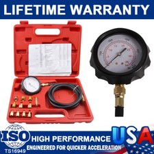 Carbole At Engine Oil Pressure Tester Gauge Diagnostic Test Tu-11a Service Kit