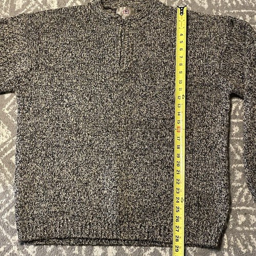 Vintage The Territory Ahead 1/4 Zip Sweater Mens L Bohemian Speckled Wool Blend - Picture 11 of 12