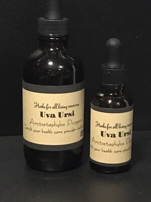 Uva Ursi Alcohol Tincture, (Arctostaphylos Purgens) Apothecary Health