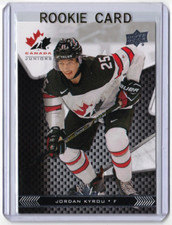 JORDAN KYROU 18/19 Team Canada Juniors Pre-Rookie #1 *Mint* Card  St Louis Blues