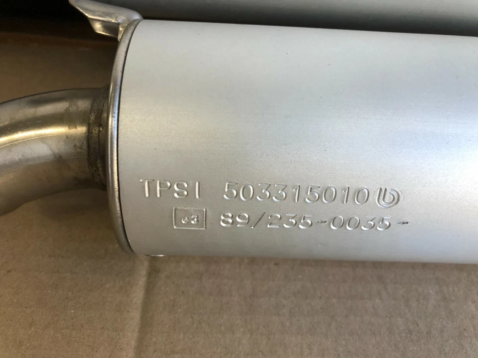 SILENCIADOR BIMOTA DB 3 1995 RH RARO GENUINO OEM LOTE 56C6540 Foto 2 de 4