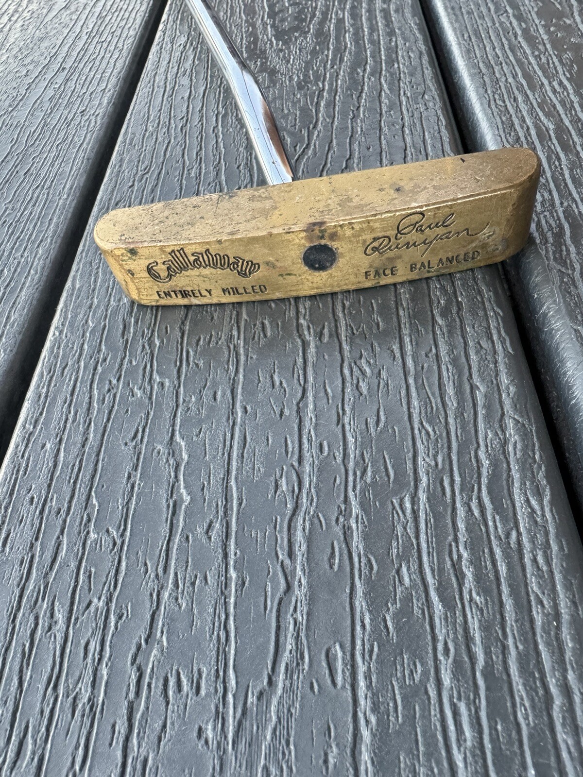 LH Callaway S2H2 USA Paul Runyan Milled Face Balanced Putter 35” Center