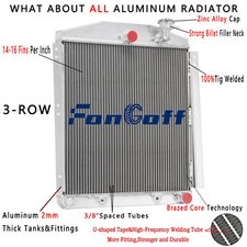 3-rows Radiator Fit For 1948-1954 Chevygmc Truck 3100 3600 3800 3900 3.8l V8