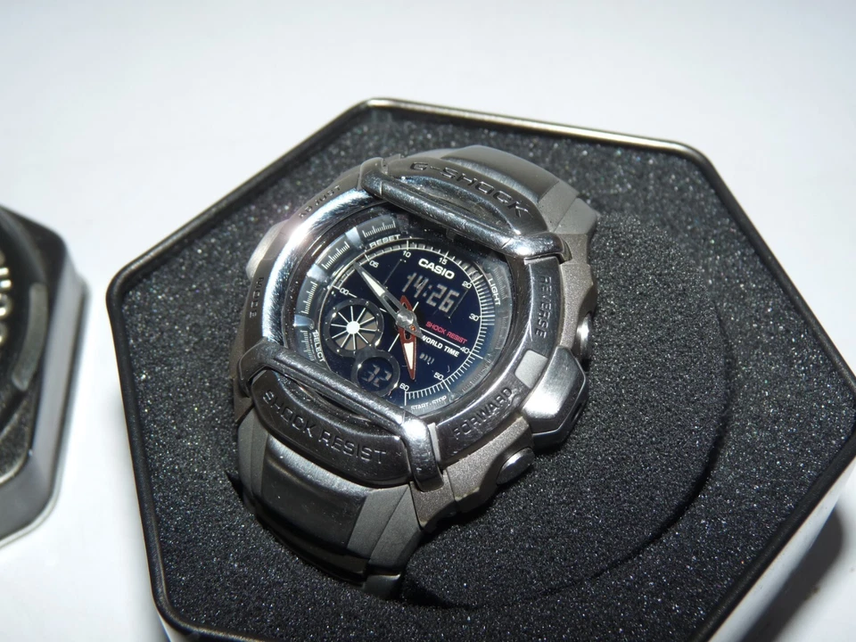 ancienne montre casio g-510d g-shock analogue digital testé ok / diamètre 4,9cm - Photo 2/4