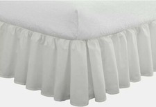 Fresh Ideas Bedding Ruffled Bedskirt, Classic 14 drop length, Gathered Styling,
