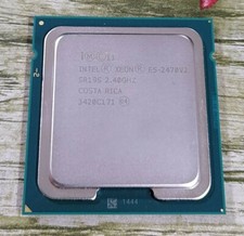 Pair of 2 Intel Xeon E5-2470 V2 CPU 10-Cores 2.4 GHz 25MB SR19S LGA135 Processor