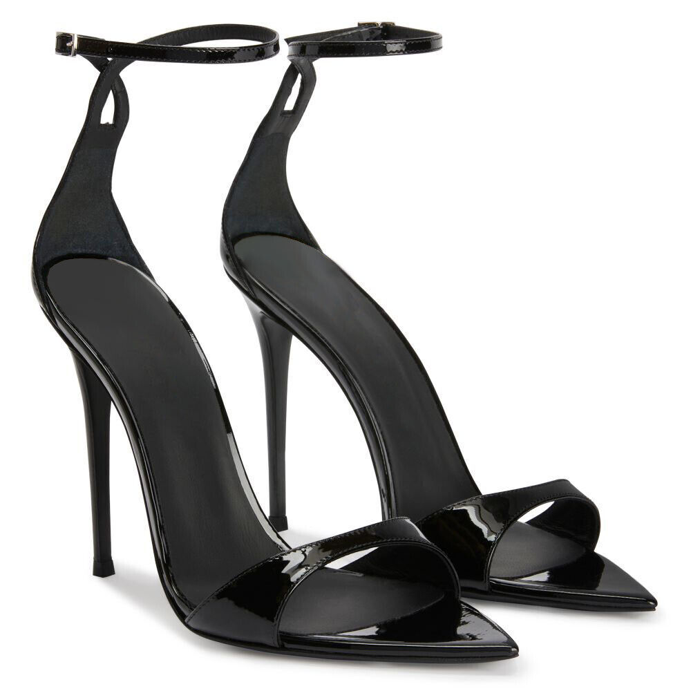 Women Pointed Open Toe Ankle Strap Prom Sandals Stiletto High