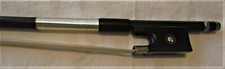Good 4/4 NEW nickel mounted carbon PECCATTE copy violin bow, CHEAPER THAN REHAIR