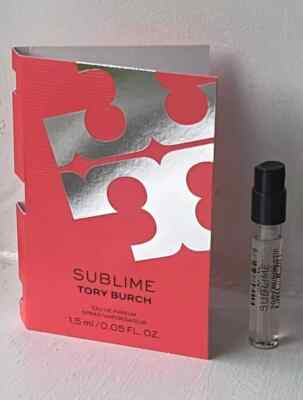 Tory Burch Sublime Eau de Parfum SAMPLE Spray Vial (0.05 fl oz/1.5 ml) NEW