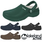 Lakeland Active Men's Fleece-Lined Dockray Garden Clogs Warm Faux Fur Waterproof