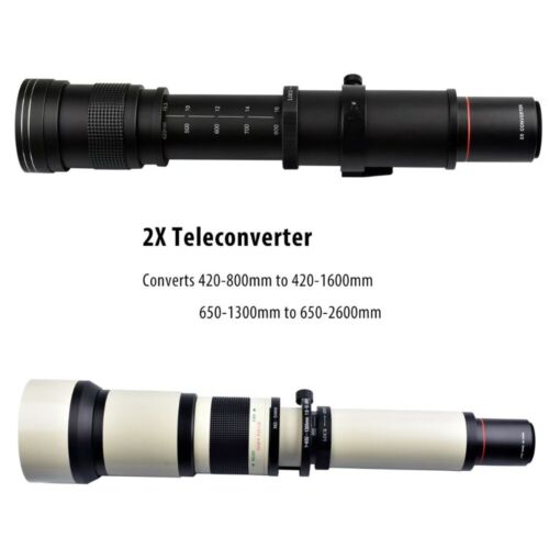 LIGHTDOW 420-1600mm Zoom lens High Quality for Pentax K Mount