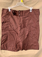 DS2--- exhilaration VINTAGE WOMENS BOWN SHORTS. SIZE XL