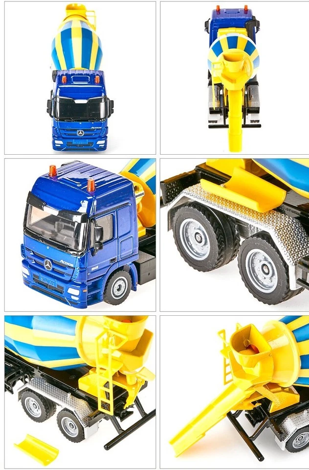 Camión mezclador de concreto SIKU 1:50 Mercedes-Benz modelo de coche de juguete SK3539 Foto 4 de 4