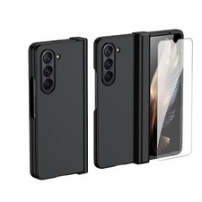 For Samsung Galaxy Z Fold7 6 5 Hinge Protective Matte Case with Screen Protector