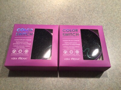 VERA MONA COLOR SWITCH INSTANT BRUSH CLEANER~ LOT OF 2