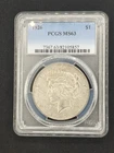1926 P Peace Dollar Silver PCGS MS63