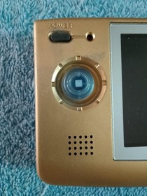 SNK Neo Geo Pocket Transparent/Clear/Gold w/ IPS Screen Mod - Tested & Working