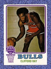 1973/74 Topps Basketball # 16 Clifford Ray - Chicago Bulls - Free Shipping