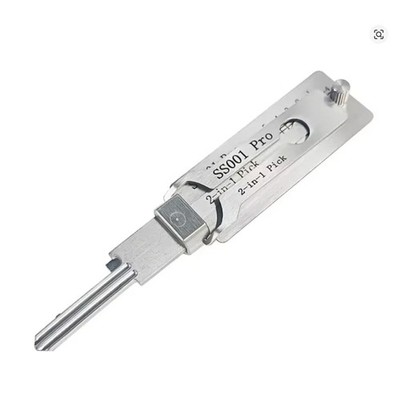 SS001 Pro Metal Key Decoder Tool Precision Hook & Pick Set O-ring Pickup Lock