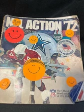 1972 Sunoco NFL Action 128- Page Stamp Album- 99+% Complete