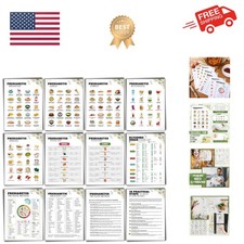 12 Pcs Pre Diabetic Food List Laminated Diabetes Type 2 Meal Plan Food Chart ...