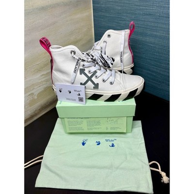 NEW - Off-White Mid Top Vulcanized Sneakers - 39 (6M/7.5W)