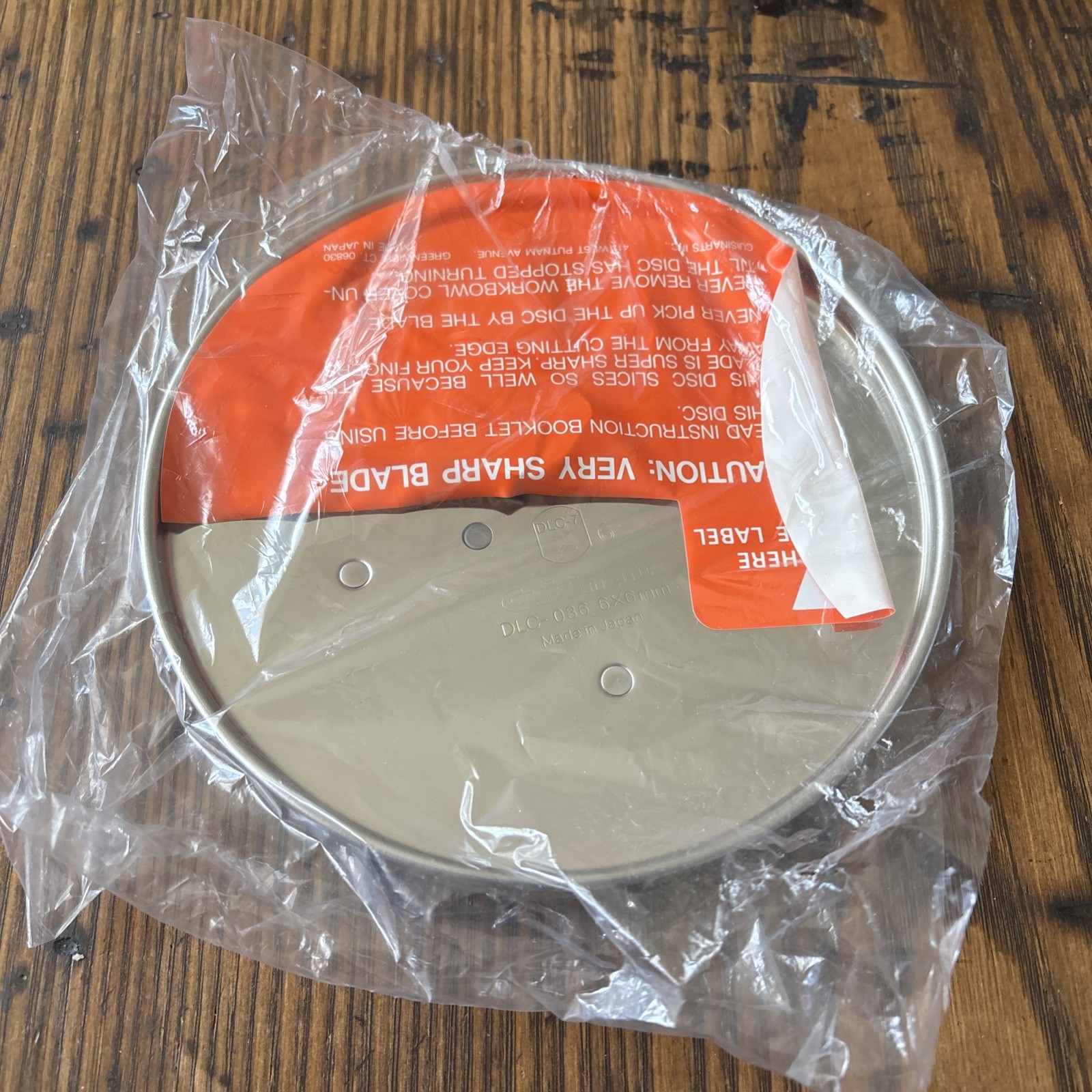 Cuisinart French Fry Cut Disc Blade DLC-036 6x6mm DLC-7 Food