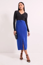 Principles Cobalt A-Line Dress Womens Daywear Dresses