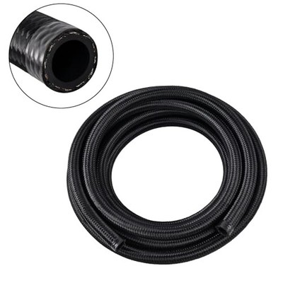  16AN Fuel Line, AN16 Braided Fuel Hose Nylon CPE 5FT 16AN 5FT Black