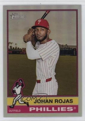 2025 Topps Heritage High Number Chrome Refractor Johan Rojas #632 tw0 ...