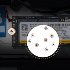 46PCS NVME M.2 SSD Mounting Screws M.2 SSD Screw Kit for Asus Gigabyte Asrock...