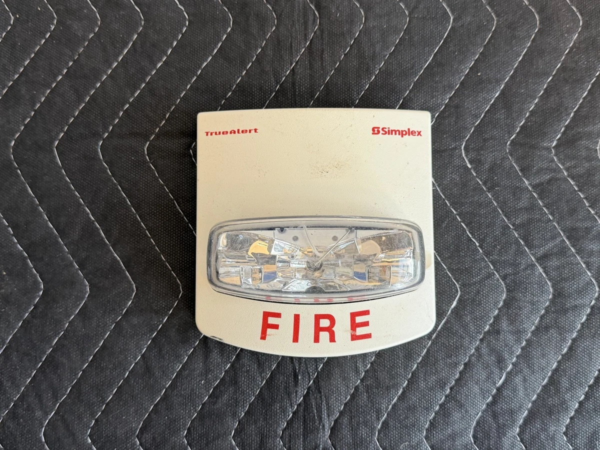Simplex Fire Alarm Strobe Horn 4903-9217 60 Flashes per Minute for sale online Simplex Fire Alarm Strobe Horn 4903-9217 60 Flashes per Minute for sale online