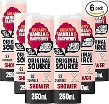 Original Source Vanilla & Raspberry Shower Gel 6 x 250ml 6.84 per litre