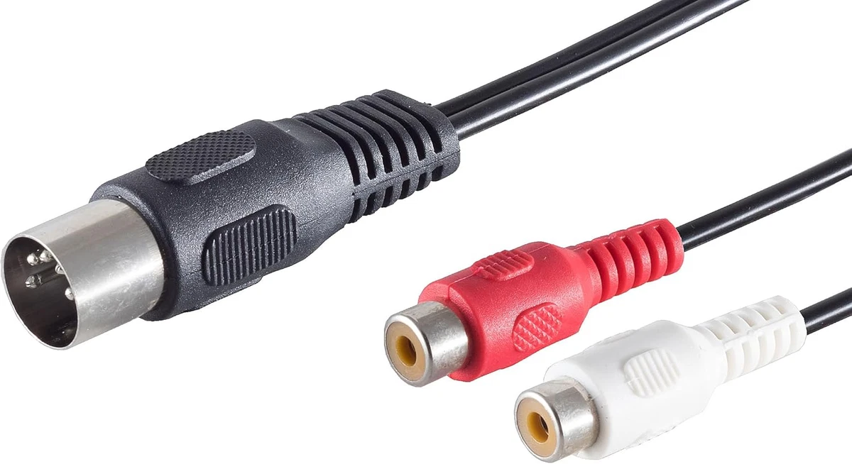 Cavo Audio DIN - Femmina A 5 Pin DIN - 4x RCA Maschio - Foto 4