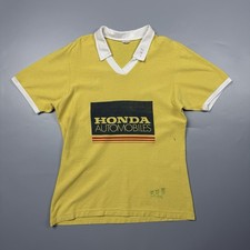 Erima Honda Jersey Shirt 80s Yellow Sz 6 46 48 West Germany