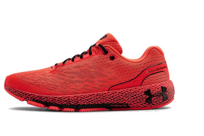 Size 12.5 - UNDER ARMOUR HOVR MACHINA BETA ATHLETIC SHOES- ORANGE/ BLACK